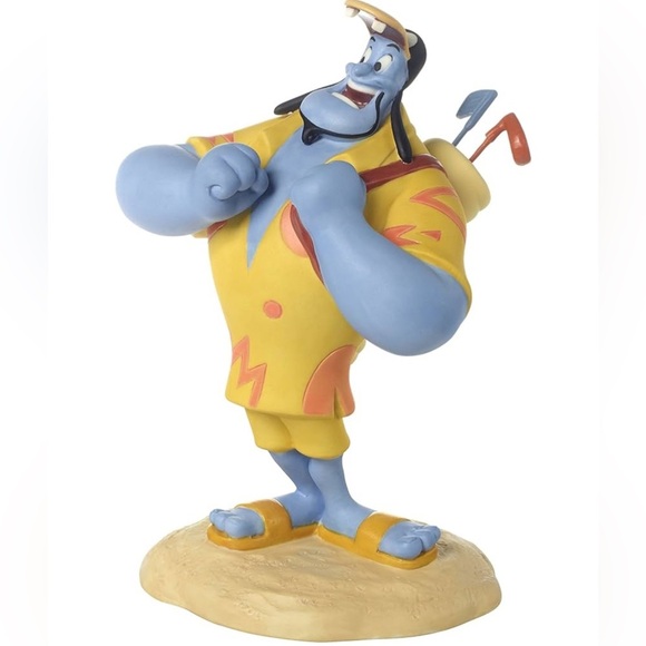NWT Disney Showcase 2017 Aladdin Genie With Golf Clubs “Enjoy Your Freedom” - Picture 2 of 7